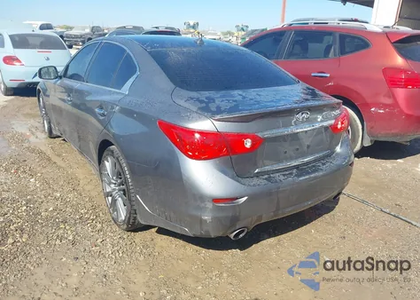 2017 Infiniti Q50 3.0T Red Sport 400 from USA, damaged, VIN JN1FV7AP7HM851350